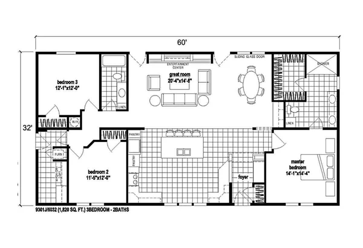 Genesis 9301J By Skyline Homes Future Homes Of Bremerton   9301J Floor Plans SMALL 